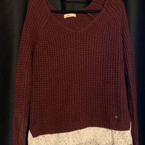 Maroon sweater